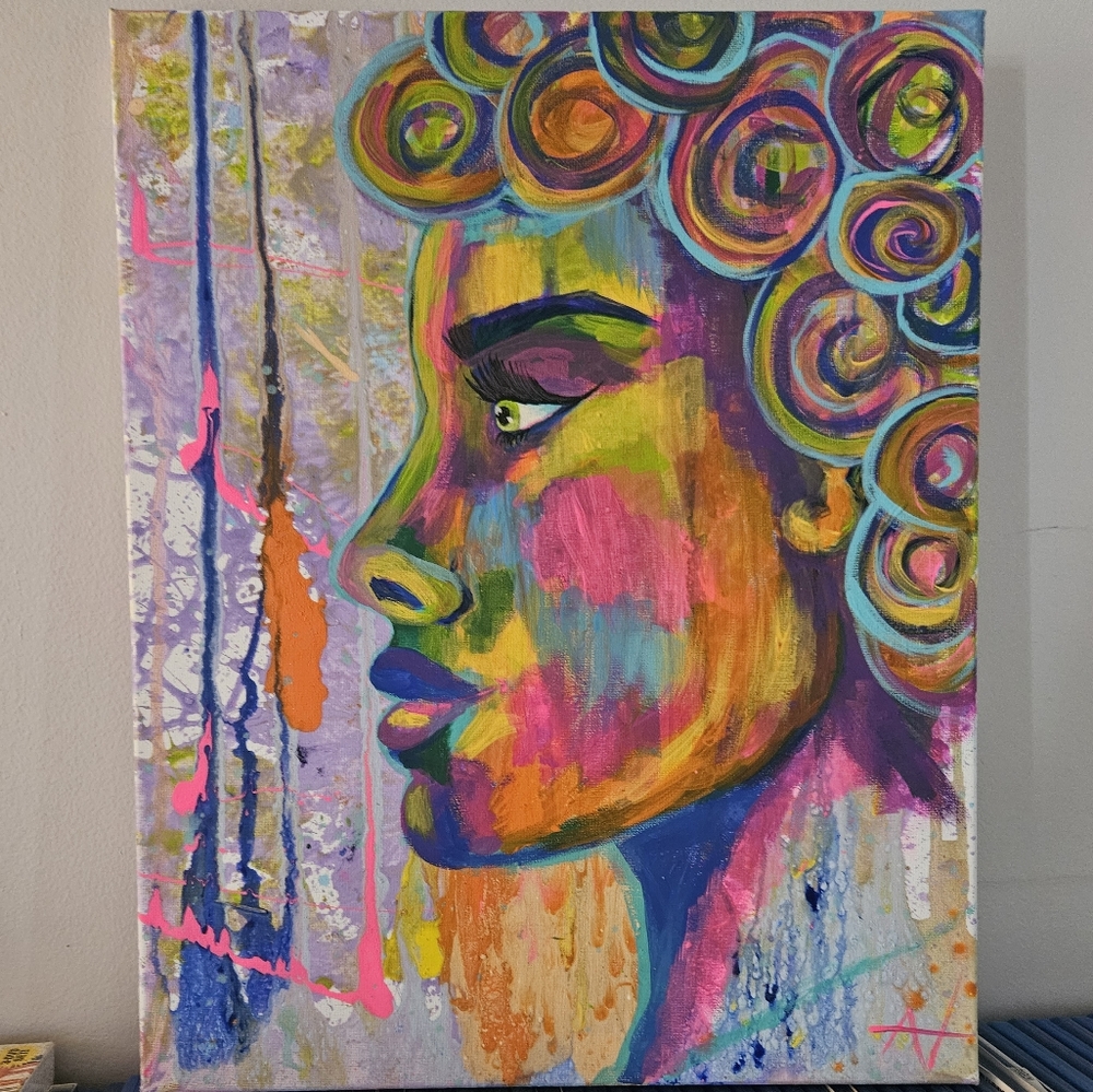 Acrylic on canvas - Original art.